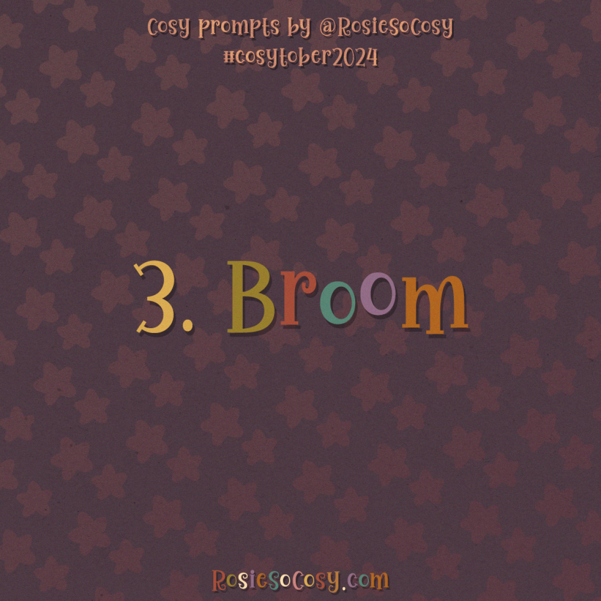 Cosytober 2024, day 3: Broom 