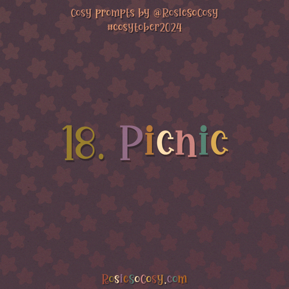 Cosytober 2024, day 18: Picnic